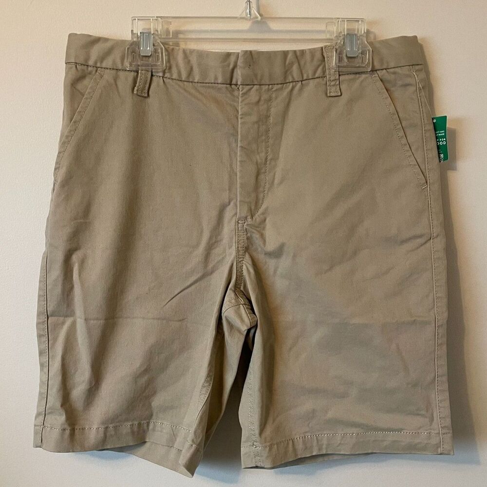 SOLD GAP Kids Khaki Chino Shorts Uniform 14 Husky NWT